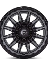 Fuel FC866 Piston Wheel 17x9 6x139.7 -12mm Matte Gunmetal w/ Gloss Black Lip                                     - FC866AB17906812N - Image 3