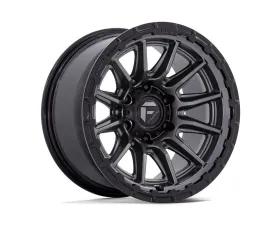 Fuel FC866 Piston Wheel 22x9.5 6x135 20mm Matte Gunmetal w/ Gloss Black Lip