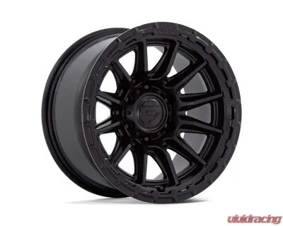 Fuel FC866 Piston Wheel 17x9 6x139.7 1mm Blackout - FC866MX17906801