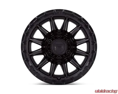 Fuel FC866 Piston Wheel 17x9 6x139.7 1mm Blackout - FC866MX17906801