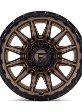 Fuel FC866 Piston Wheel 17x9 6x139.7 1mm Matte Bronze w/ Gloss Black Lip                                     - FC866ZB17906801 - Image 3