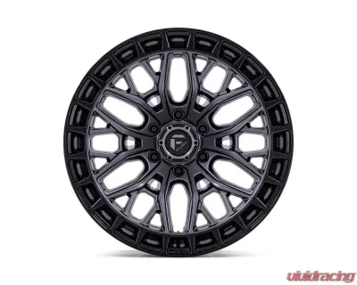 FUEL Off-Road Wheels FC869 Sigma Wheel 17x9 6x139.7 -12 Matte Gunmetal w/ Matte Black Lip - FC869AB17906812N
