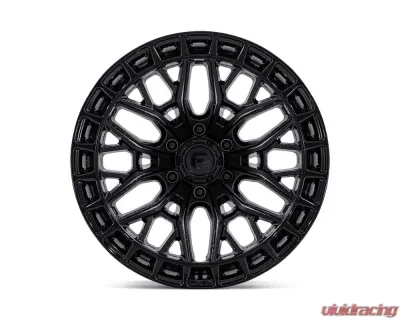 FUEL Off-Road Wheels FC869 Sigma Wheel 20x10 6x135 -18 Blackout w/ Gloss Black Lip - FC869MB20106318N