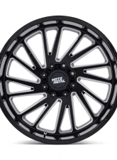Moto Metal MO811 Combat Wheel 22x10 5x127 | 5x5 -18mm Gloss Black Milled                                     - MO811BE22105018N - Image 3