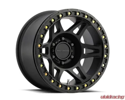 Method Race Wheels MR106 Beadlock 17x9 5x127 | 5x5 -44mm Matte Black - MR10679050544B