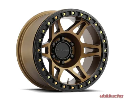 Method Race Wheels MR106 Beadlock 17x9 5x127 | 5x5 -44mm Method Bronze - MR10679050944B