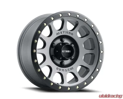Method Race Wheels MR305 NV 17x8.5 6x5.5 25mm Titanium - Matte Black Lip - MR30578560825