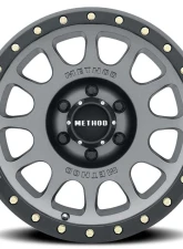 Method Race Wheels MR305 NV 17x8.5 6x5.5 25mm Titanium - Matte Black Lip                                     - MR30578560825 - Image 3