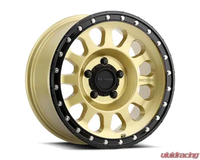 Method MR315 Wheel 20x10 5x127 | 5x5 -18mm Gold - Black Lip - MR31521050118N
