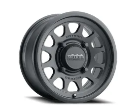 Method Race Wheels MR414 Bead Grip 15x10 4x136 25mm Matte Black