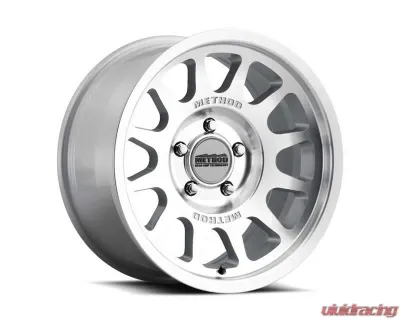 Method Race Wheels 703 Bead Grip 17x8.5 5x5 25mm Machined Clear Coat - MR70378550325