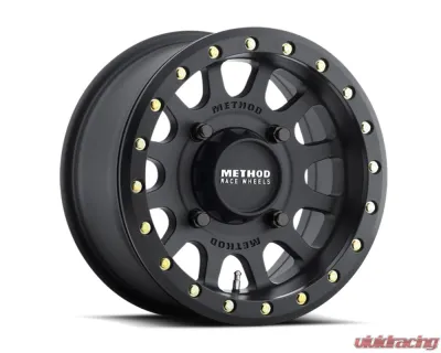 Method Race Wheels MR401 UTV Beadlock 15x10 6x5.5 25mm Matte Black - MR40151060564B