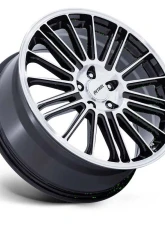 Petrol PE001 P1D Wheel 19x8 5x114.3 40mm Gloss Black w/Machined Face                                     - PE001BD19801240 - Image 2