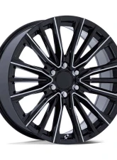 Performance Replicas PR223 Wheel 24x10 6x139.7 28mm Gloss Black Milled                                     - PR223BE24106128 - Image 3