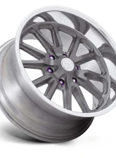 U.S. Mags UC145 Rambler 6 Wheel 20x8 6x139.7 1mm Matte Gunmetal w/Diamond Cut Lip                                     - UC145AD20806101 - Image 2