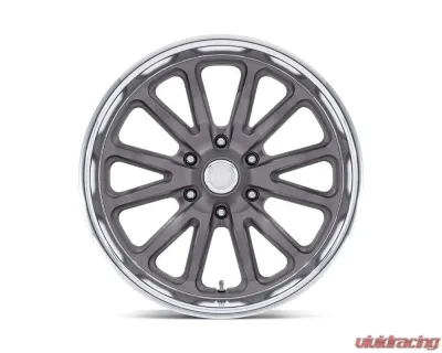 U.S. Mags UC145 Rambler 6 Wheel 20x8 6x139.7 1mm Matte Gunmetal w/Diamond Cut Lip - UC145AD20806101