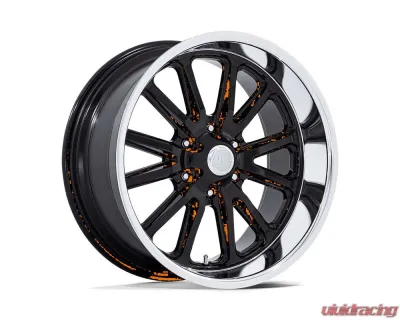 U.S. Mags UC145 Rambler 6 Wheel 20x8 6x139.7 1mm Gloss Black w/Diamond Cut Lip - UC145BD20806101