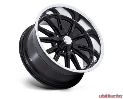 U.S. Mags UC145 Rambler 6 Wheel 20x8 6x139.7 1mm Gloss Black w/Diamond Cut Lip - UC145BD20806101