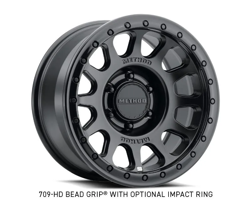 mrwMR70789060500 Method ホイール MR707 Bead Grip 18x9 0mm オフセット 6x5.5 106.25mmセンターボア マットブラック JP店 Method MR70789060500 707 Bead Grip 18x9 6x5.5 5\" Backspace Matte