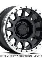 Method Race Wheels MR709 HD Bead Grip 17x8.5 6x135 0 Matte Black Wheel                                     - MR70978516500H - Image 4