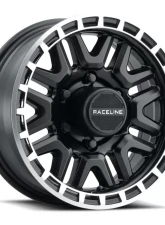 Raceline 953BM Krank Wheel 15x5 5x114.3 Black Machined                                     - 953BM-55012 - Image 3