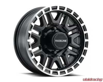 Raceline 953BM Krank Wheel 15x5 5x114.3 Black Machined - 953BM-55012