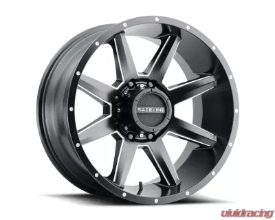 Raceline 954M Stryker Wheel 22x10 6x139.7 Satin Black - 954M-221060-19