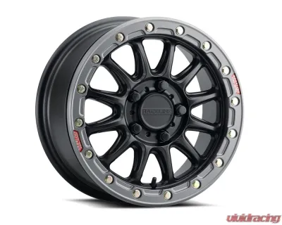 Raceline A14 Alpha Beadlock Black/Gunmetal Wheel 15x10 5x114.3mm +25mm - A14BG-51012+25