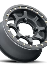 Vision 351BL Flow UTV Wheel 15x6 4x136 51mm Satin Black                                     - 351BL156136SBBR55 - Image 2