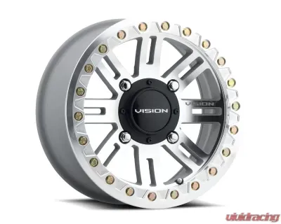 Vision 356BL Manx 2 Beadlock Wheel 15x7 4x156 38mm Machined - 356BL157156ACMFMR54