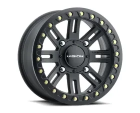 Vision 356BL Manx 2 Beadlock Wheel 15x7 4x156 38mm Satin Black