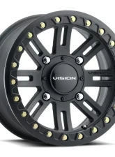 Vision 356BL Manx 2 Beadlock Wheel 15x7 4x136 38mm Satin Black                                     - 356BL157136SBBR54 - Image 2