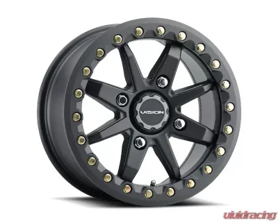 Vision 544 Bolt Wheel 14x7 4x156 38mm Satin Black - 544BL147156SB54