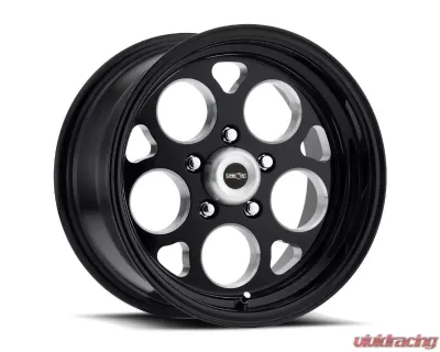 Vision 561 Sport Mag Wheel 15x10 5x5 -25mm Gloss Black with Milled Windows - 561-5173B-25