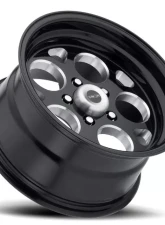 Vision 561 Sport Mag Wheel 15x10 5x5 -25mm Gloss Black with Milled Windows                                     - 561-5173B-25 - Image 2