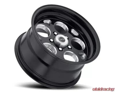 Vision 561 Sport Mag Wheel 15x10 5x5 -25mm Gloss Black with Milled Windows - 561-5173B-25