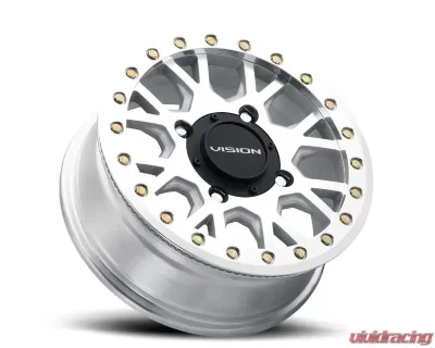 Vision GV8BL Invader Beadlock Wheel 15x6 4x156 12mm Machined - GV8BLC156156ACM40NCC