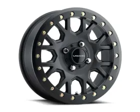 Vision GV8BL Invader Beadlock Wheel 15x6 4x136 38mm Satin Black