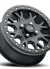 Vision GV8BL Invader Beadlock Wheel 15x6 4x136 38mm Satin Black                                     - GV8BLB156136SB48NCC - Image 2