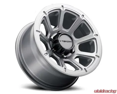Vision Turbine Wheel 16x8 6x139.7 0mm Winter Paint Silver - 353-6883WPS0
