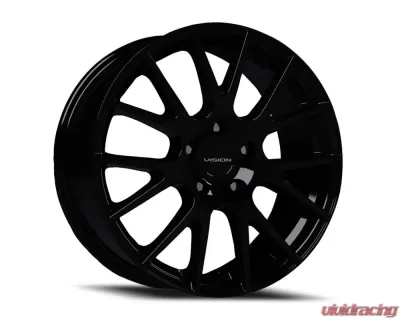 Vision Hellion Wheel 18x8 5x114.3 40mm Gloss Black - 18A8865GB40
