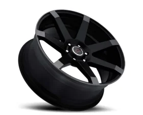 Vision Sultan Wheel 22x9.5 6x139.7 25mm Matte Black W/Anthracite Spoke Ends