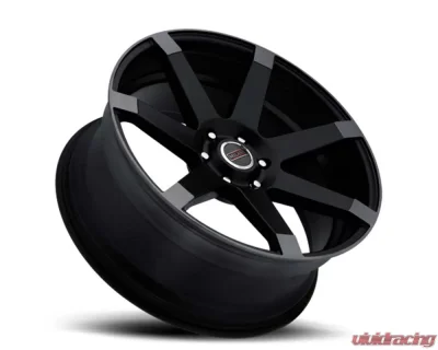 Vision Sultan Wheel 22x9.5 6x139.7 25mm Matte Black W/Anthracite Spoke Ends - 9042V22984MBA25