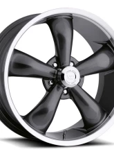 Vision 142 Legend 5 Wheel 20x8.50 5x5 -6mm Gunmetal Machined Lip                                     - 142-2873GM-6 - Image 2