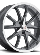 Vision 143 Torque Wheel 20x8.50 5x4.5 -6mm Gunmetal Machined Lip                                     - 143-2865GMML-6 - Image 4