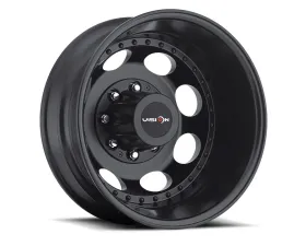 Vision 181 Hauler Dually Wheel 17x6.50 8x170 121mm Matte Black
