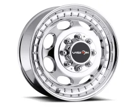 Vision 181 Hauler Dually Wheel 17x6.50 8x170 121mm Chrome