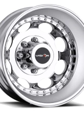 Vision 181 Hauler Dually Wheel 19.5x6.75 8x6.5 102mm Chrome                                     - 181Z9681CF124 - Image 2