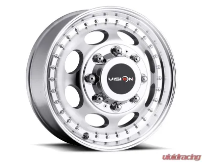 Vision 181 Hauler Dually Wheel 17x6.50 8x210 -143mm Machined - 181Z7679MR