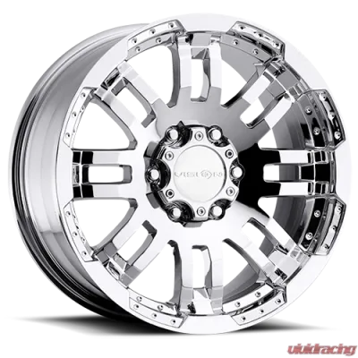Vision 375 Warrior Wheel 18x8.50 5x5 25mm Chrome - 375H8873C25